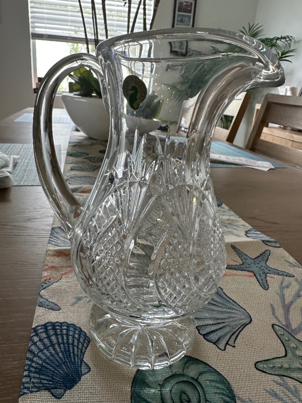 Waterford Seahorse pitcher